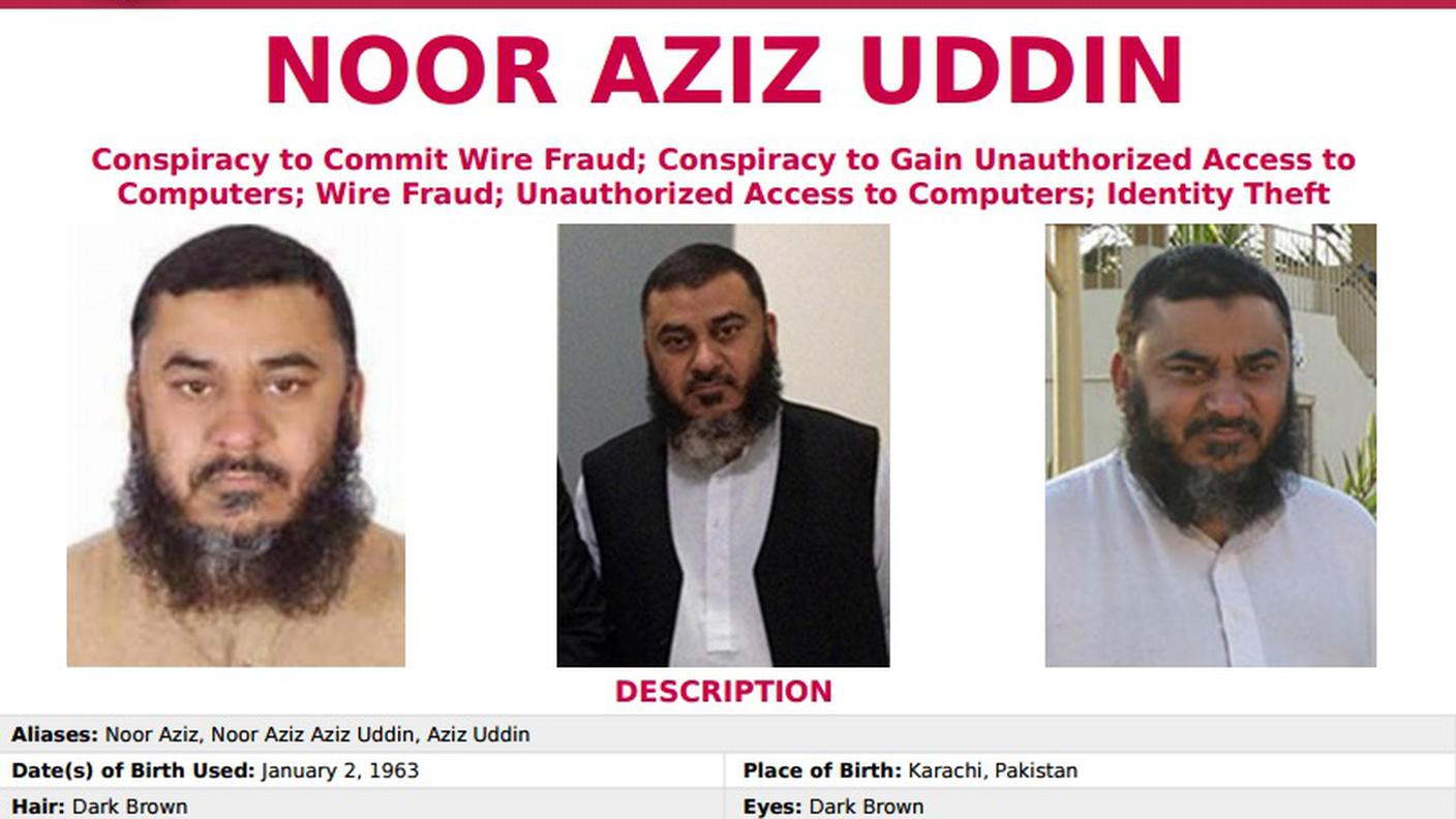 Noor Aziz Uddin, il pakistano.