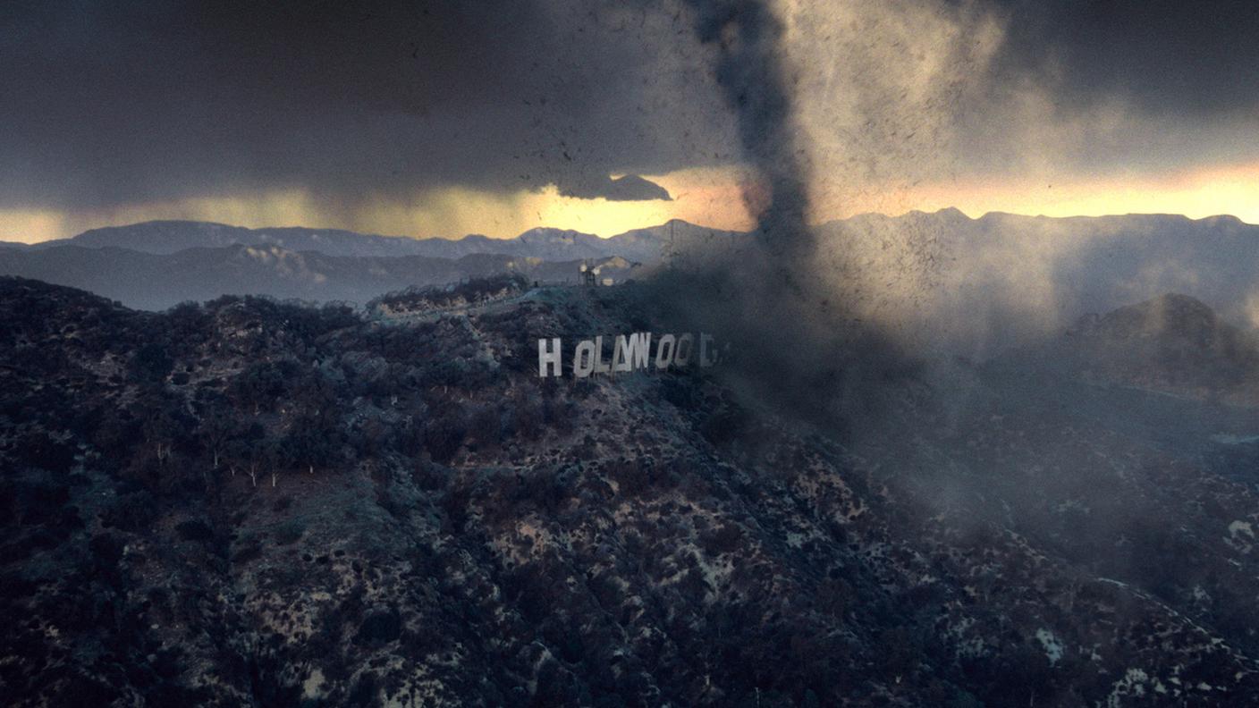 Una scena del film catastrofico "The day after tomorrow"