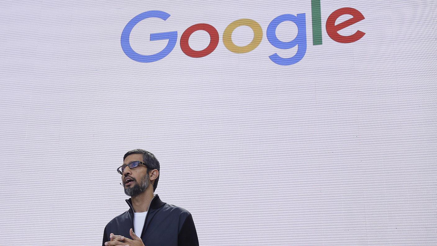 Il CEO di Google Sundai Pichar a San Francisco