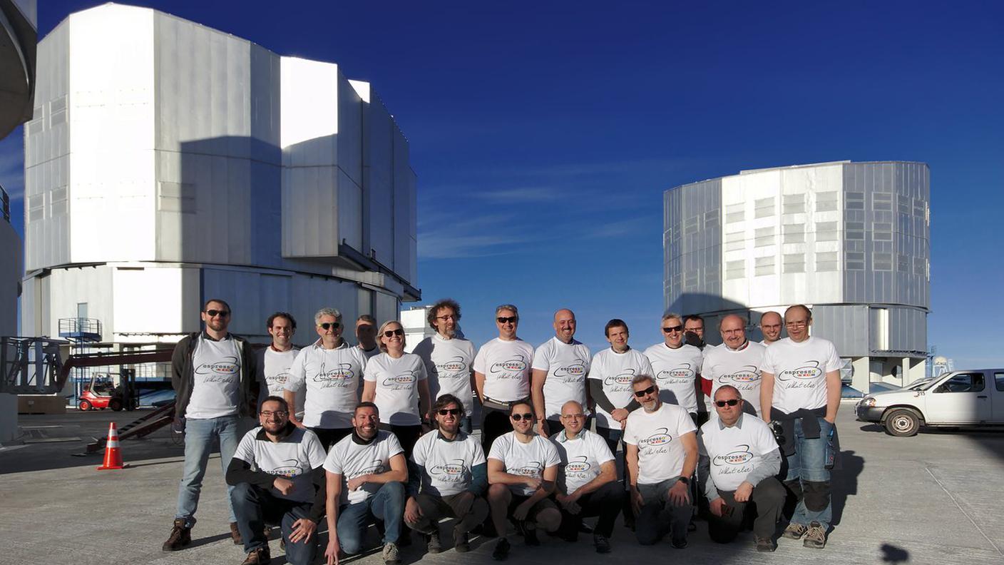L'equipe che lavora al progetto