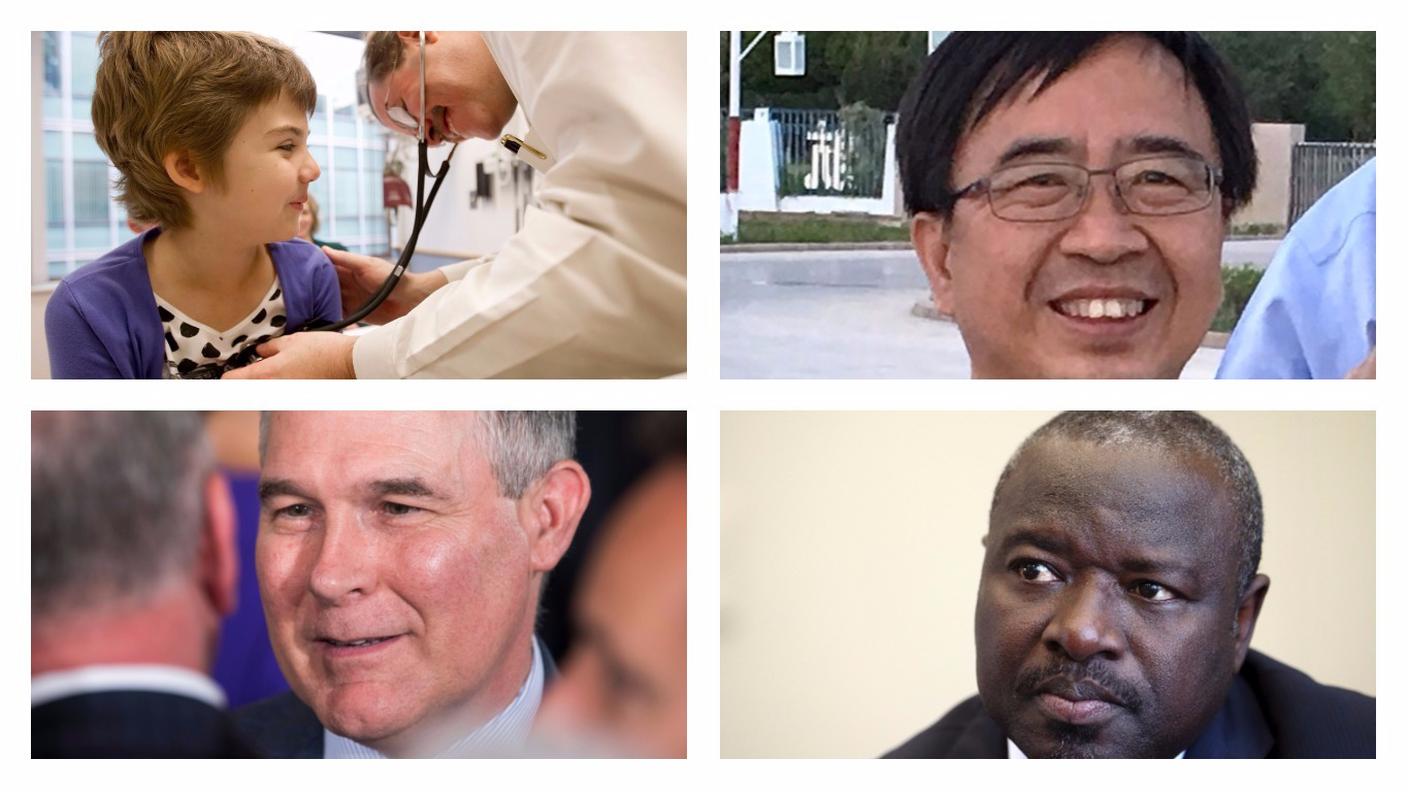 Emily Whitehead, Pan Jianwei, Scott Pruitt e Lassina Zerbo sono fra le dieci personalità citate