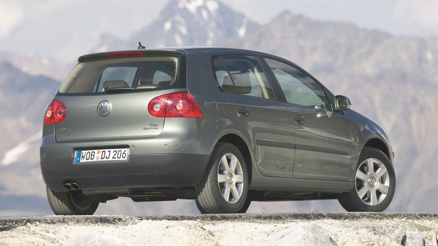 Un modello di grande successo è la Golf TDI 4Motion come questa, del 2004