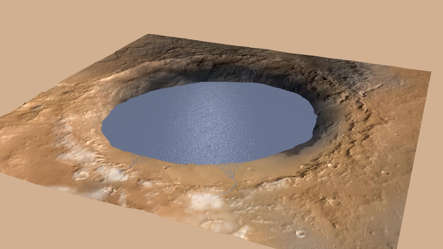 Ricostruzione 3D: quando Marte ospitava acqua liquida