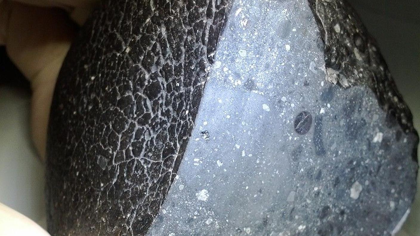 Il meteorite NWA 7034 "Black Beauty", scoperto nel Sahara nel 2011