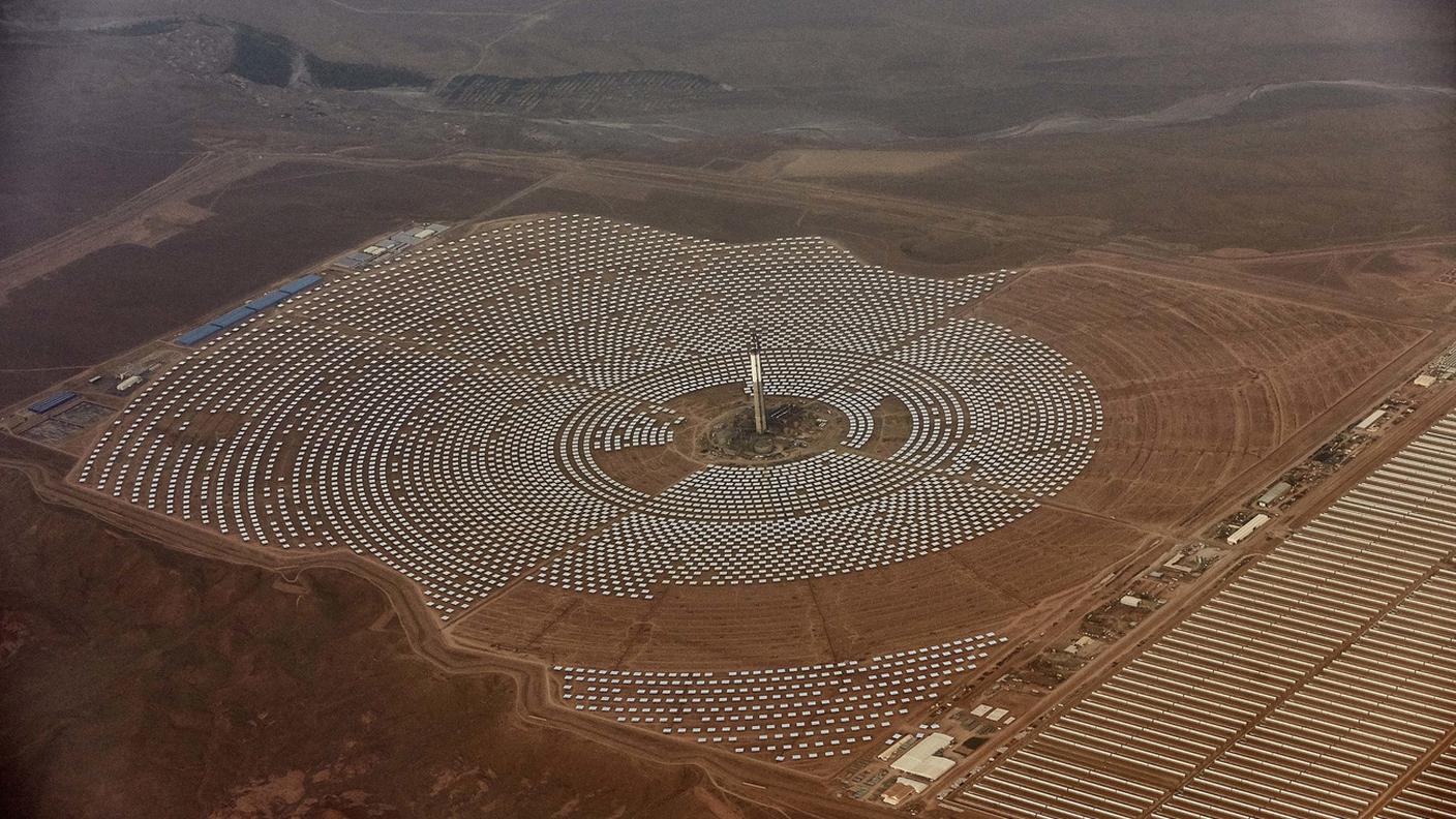 I pannelli solari riducono la capacità della superficie di riflettere la luce