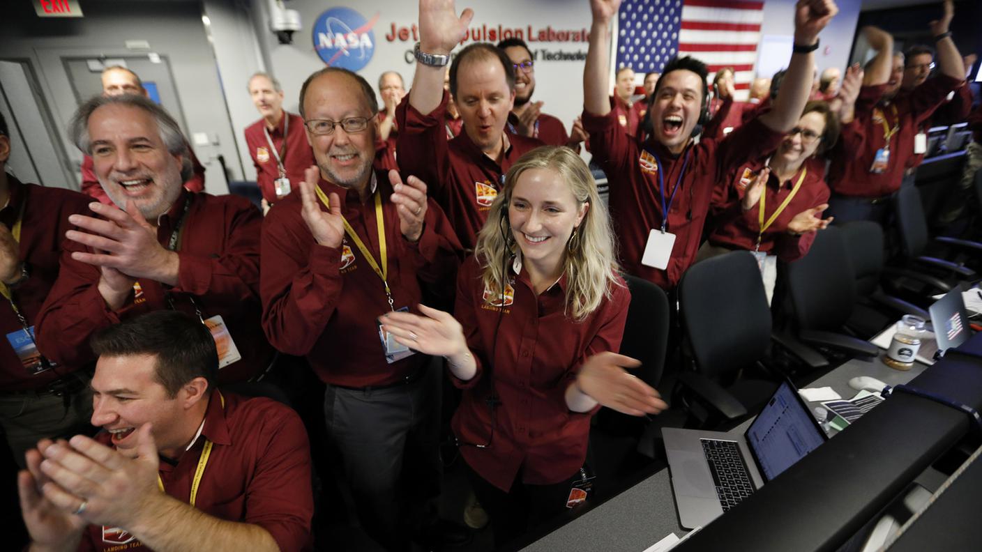 Gioia alla NASA
