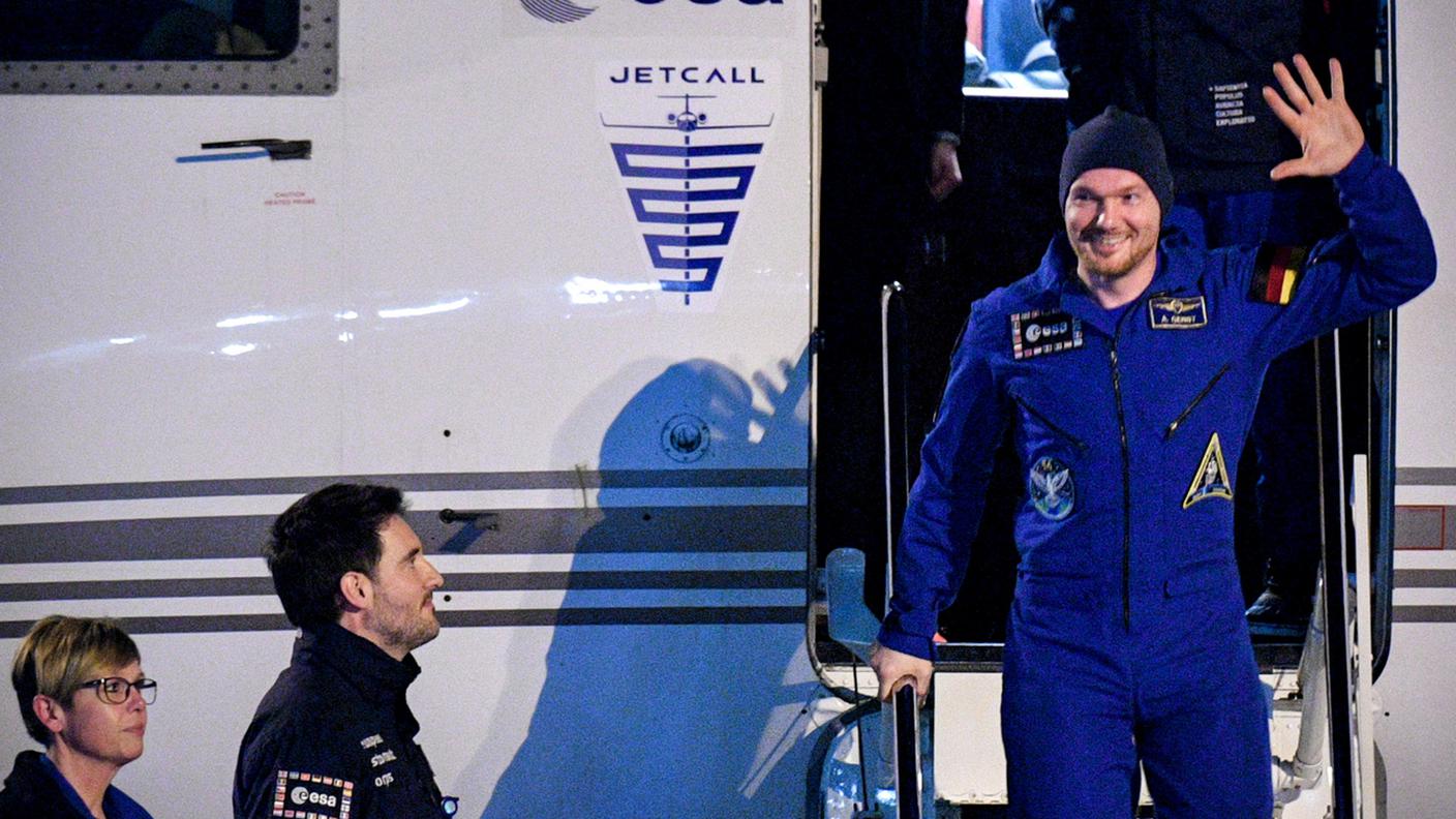 L'arrivo di Alexander Gerst