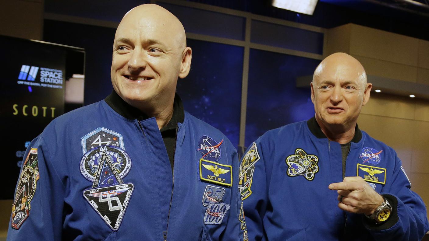 I due gemelli omozigoti Kelly: Scott (a sinistra) e Mark