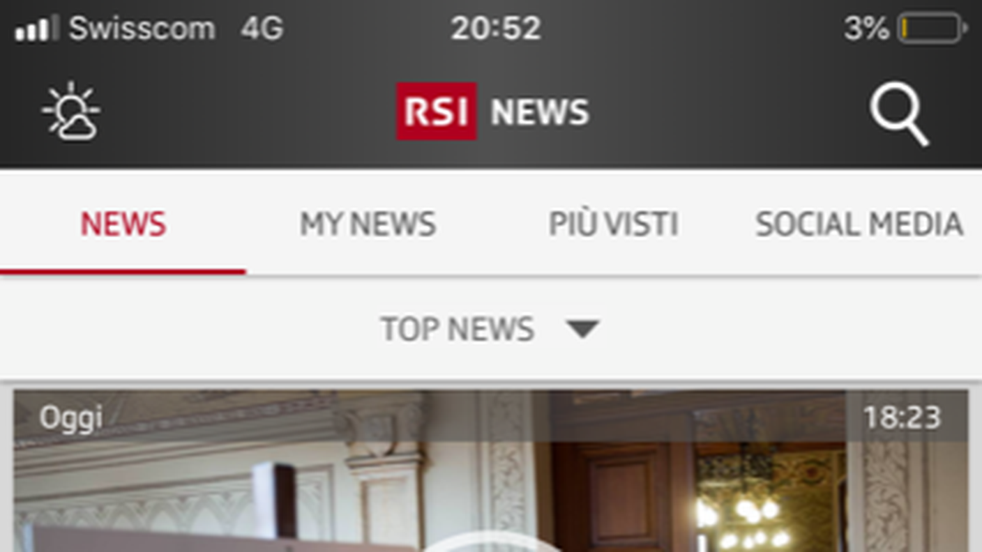 L'app di RSI News