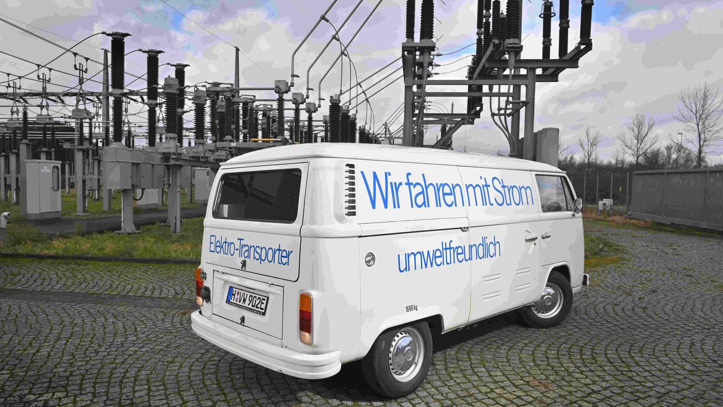 Il furgone VW T2 elettrico ideato dalla marca tedesca negli anni Settanta