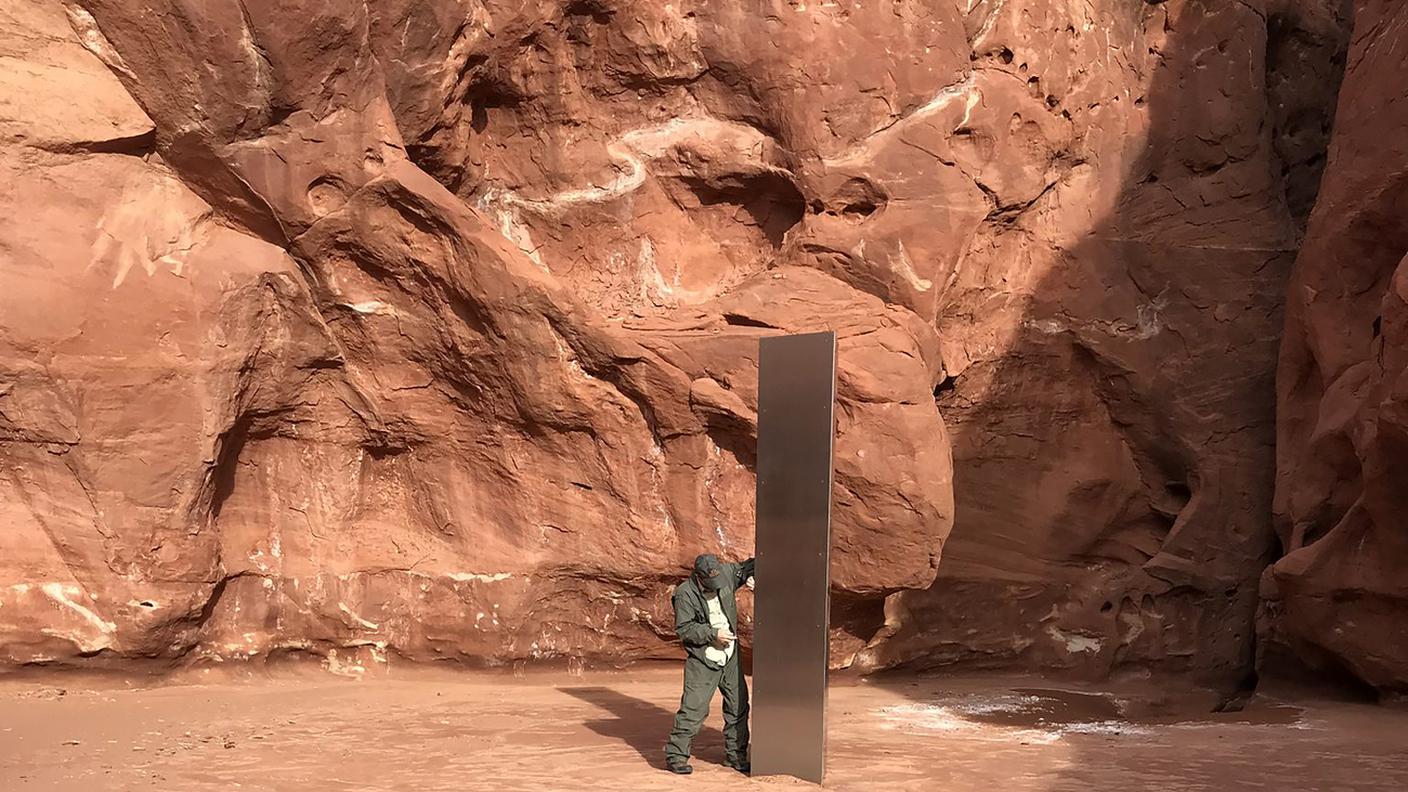 Il misterioso monolite scoperto alcuni giorni fa nel deserto dello Utah