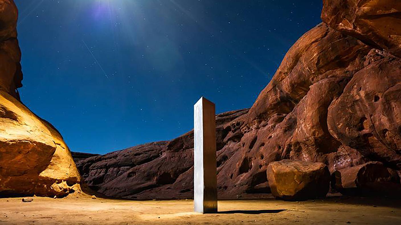 Il monolite individuato nel deserto dello Utah