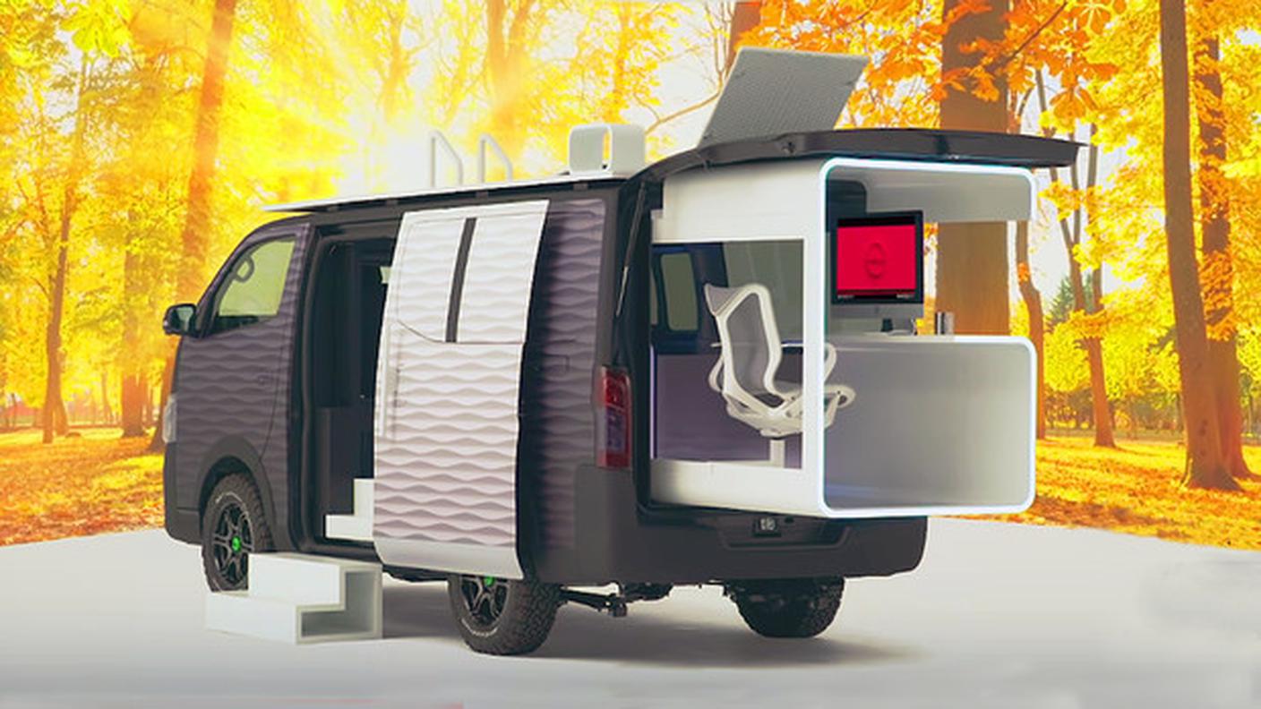 L'NV350 Office Pod Concept di Nissan