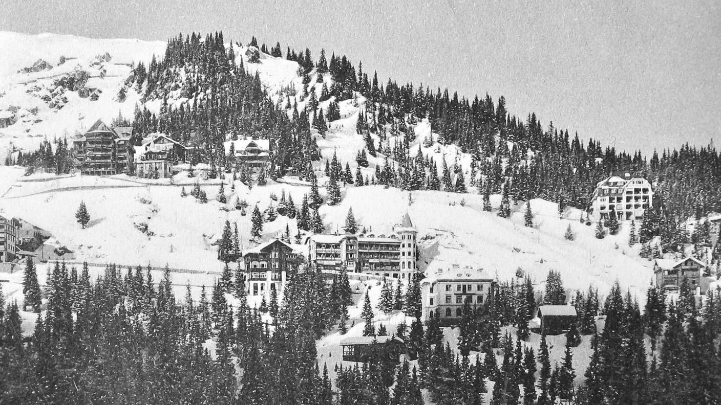 Arosa in una fotografia dell'epoca