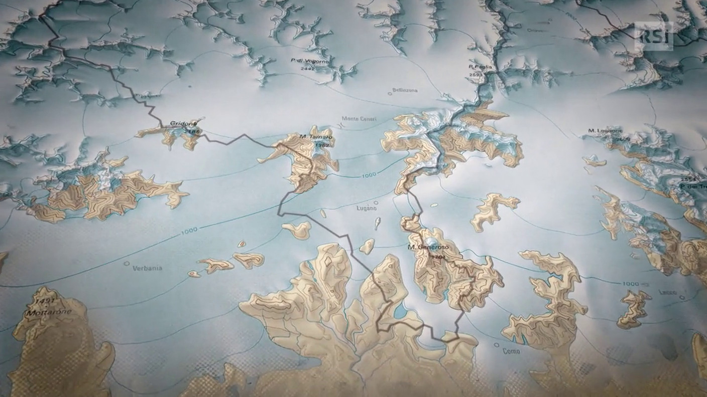 Durante l'ultima glaciazione, i ghiacci si spingevano fino alla Pianura Padana 