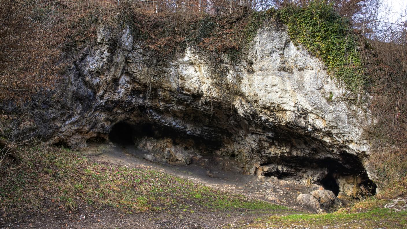 La grotta Kesslerloch, uno dei maggiori siti archeologici dell'era glaciale