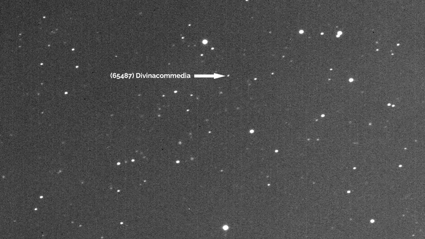 L’asteroide (65487) "Divinacommedia" ripreso il 13 marzo 2003
