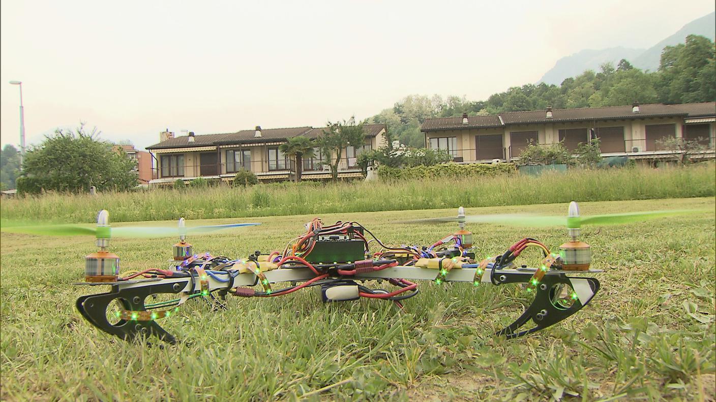 Drone pronto al decollo