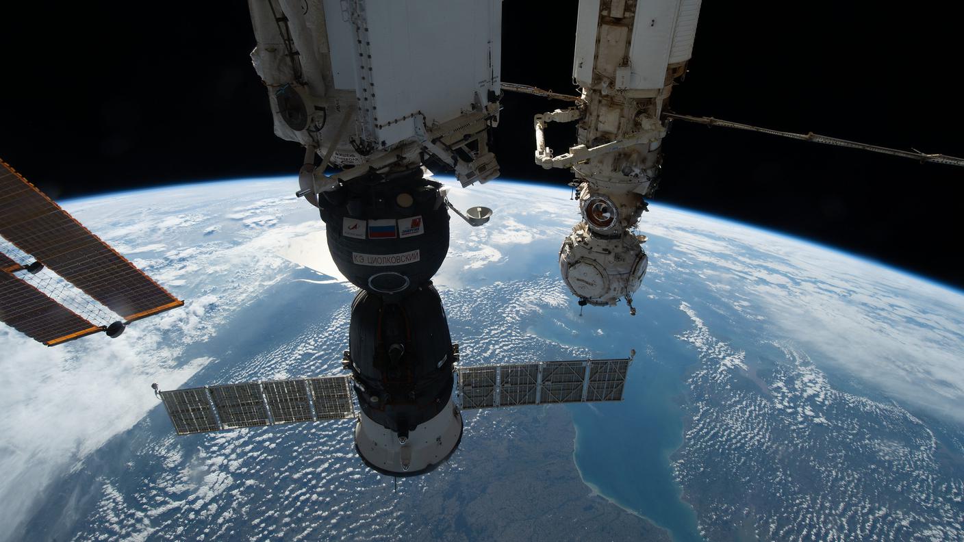La Soyuz MS-22 in una foto dello scorso 8 ottobre 2022