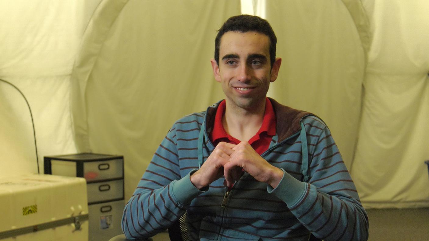 Cyprien Verseux, uno dei partecipanti al progetto