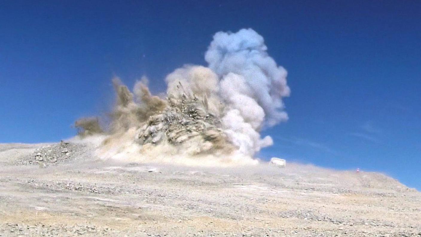 Il primo brillamento sul Cerro Armazones