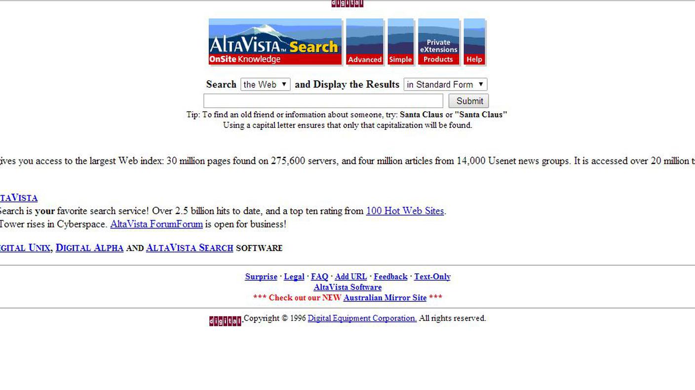 Altavista 1995