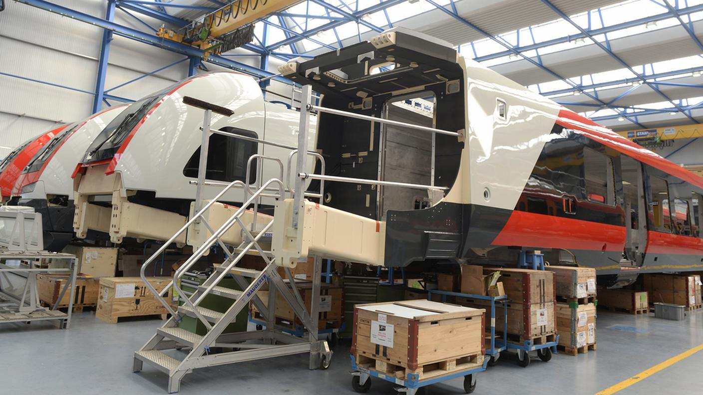 Nelle officine della Stadler Rail