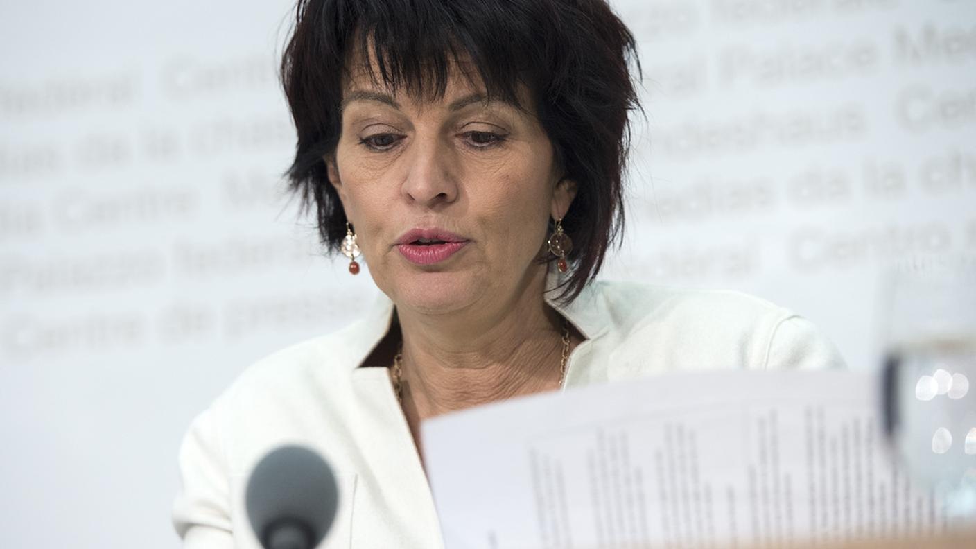 La Consigliera federale Doris Leuthard