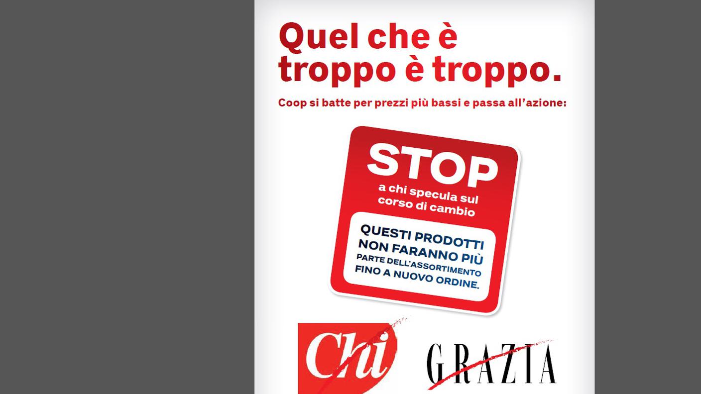 La presa di posizione di Coop