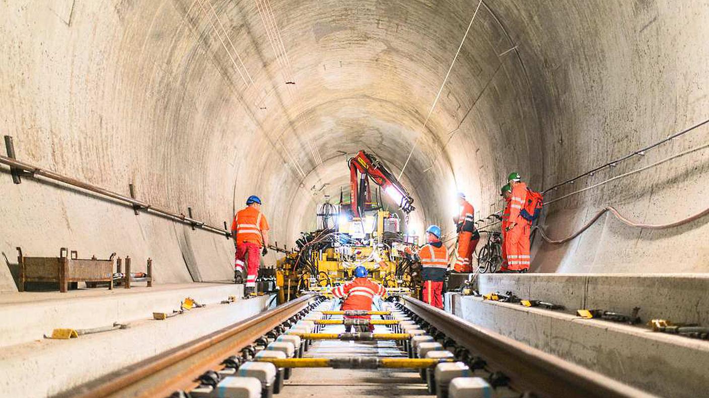 Tutto pronto per la galleria di base del San Gottardo