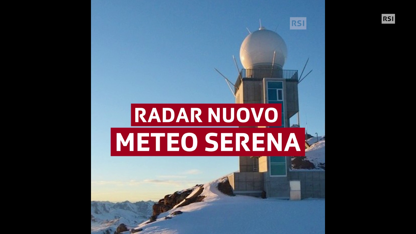 La rete gestita da MeteoSvizzera conta ora cinque radar meteorologici