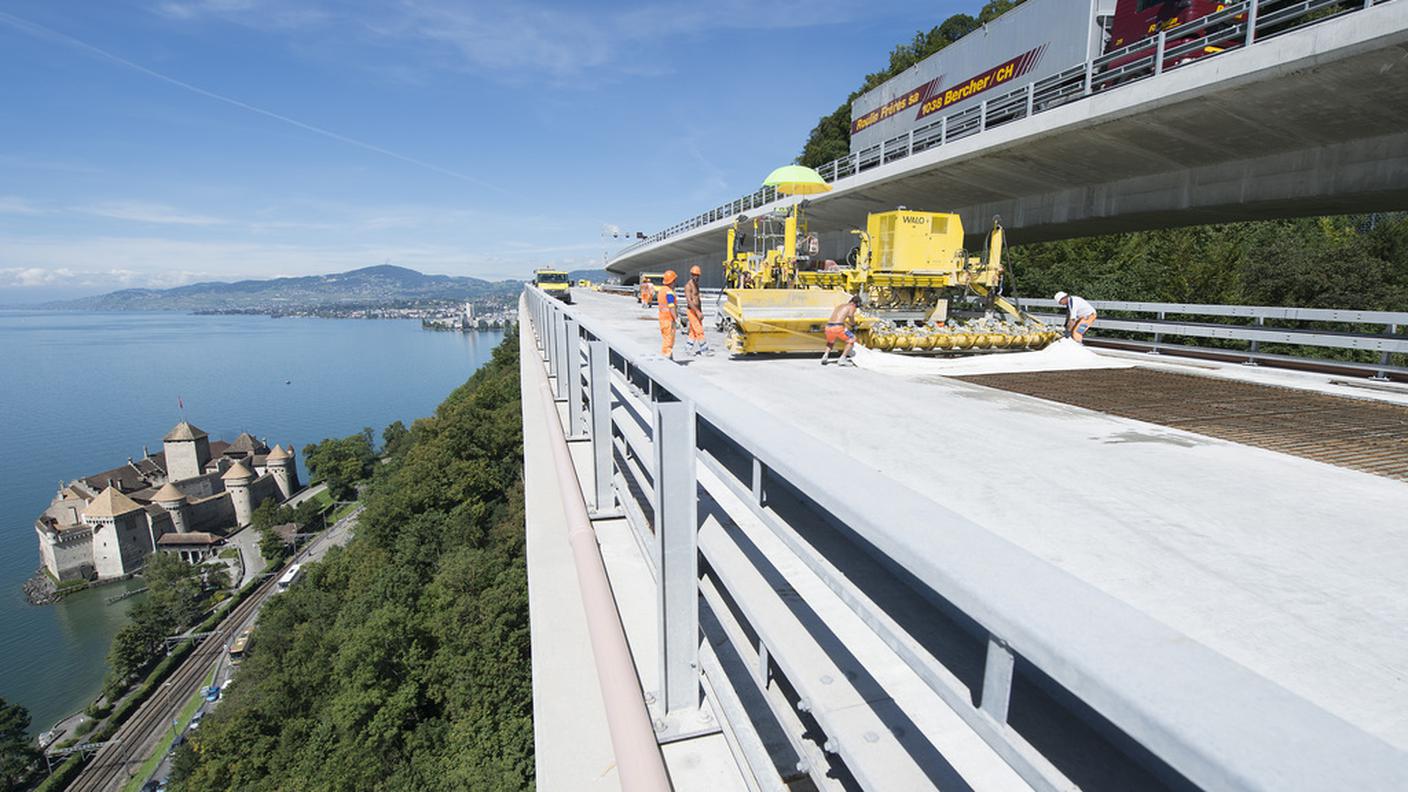 Sopra Chillon si rifà l'autostrada