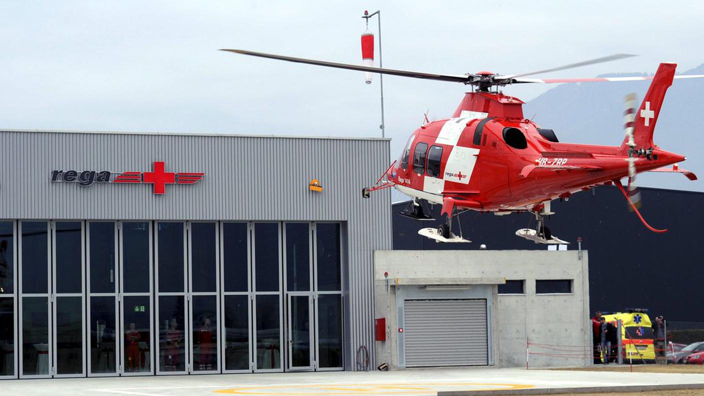 I soccorritori in azione a Locarno