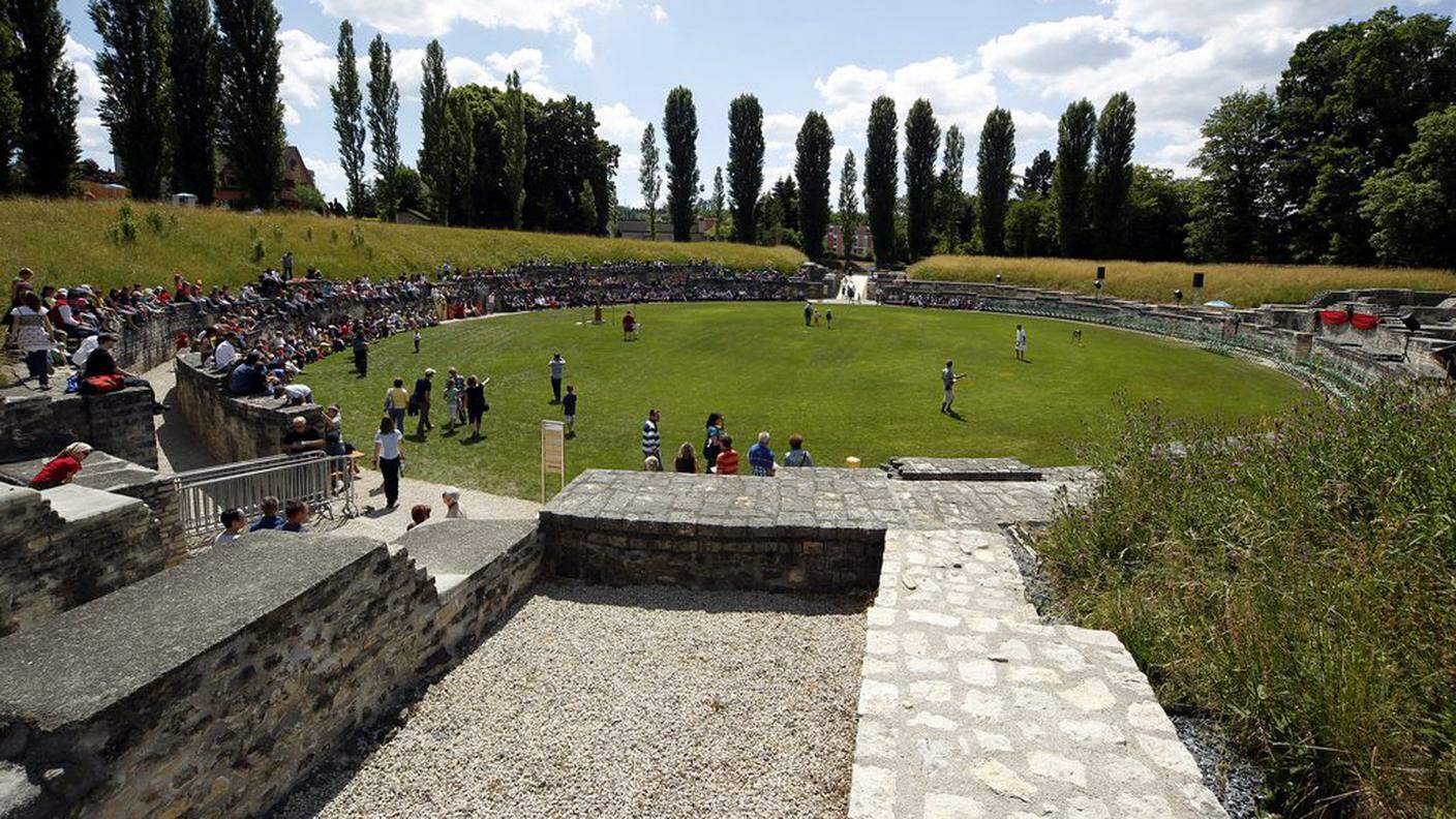 L'anfiteatro romano di Vindonissa, il più antico in Svizzera
