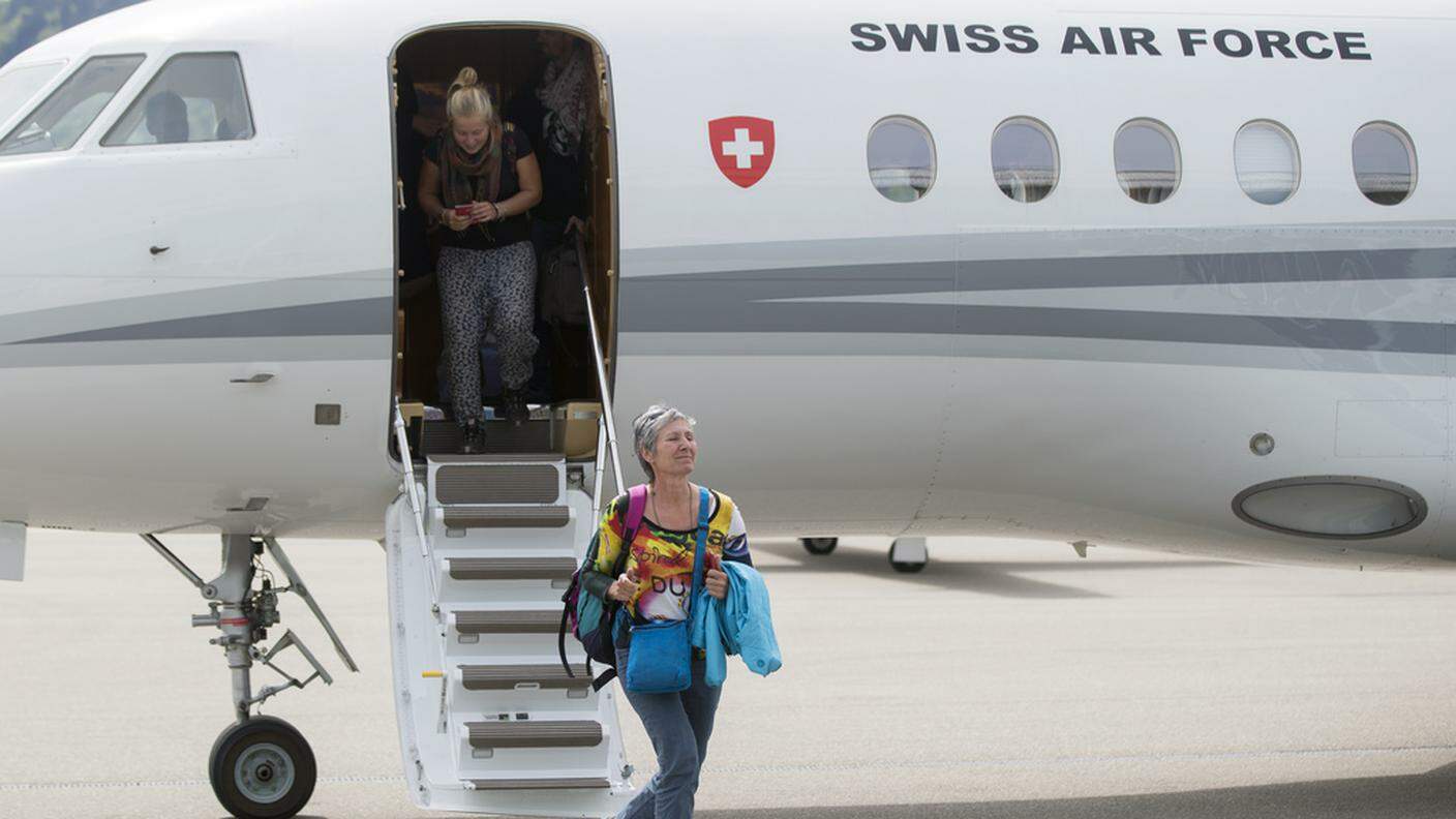 L'arrivo in Svizzera