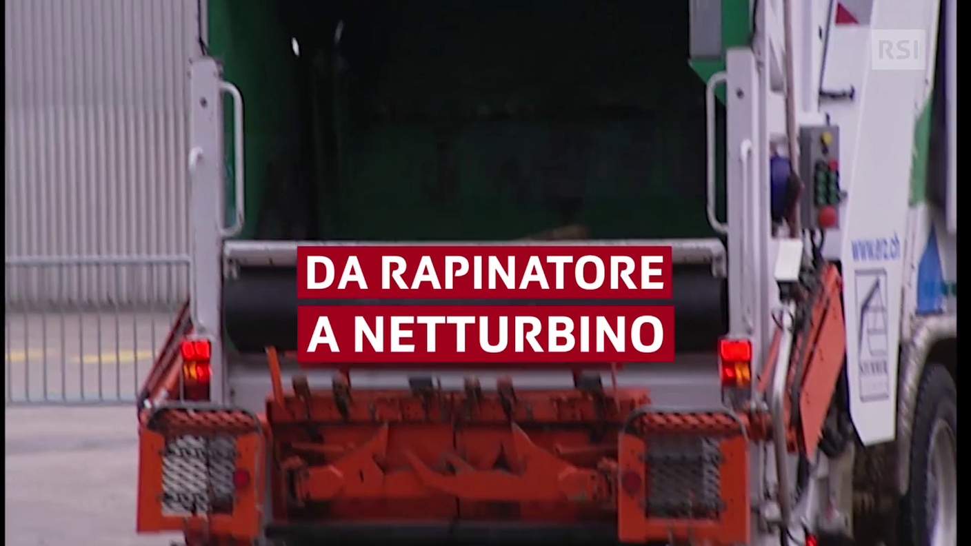 Il rapinatore... netturbino