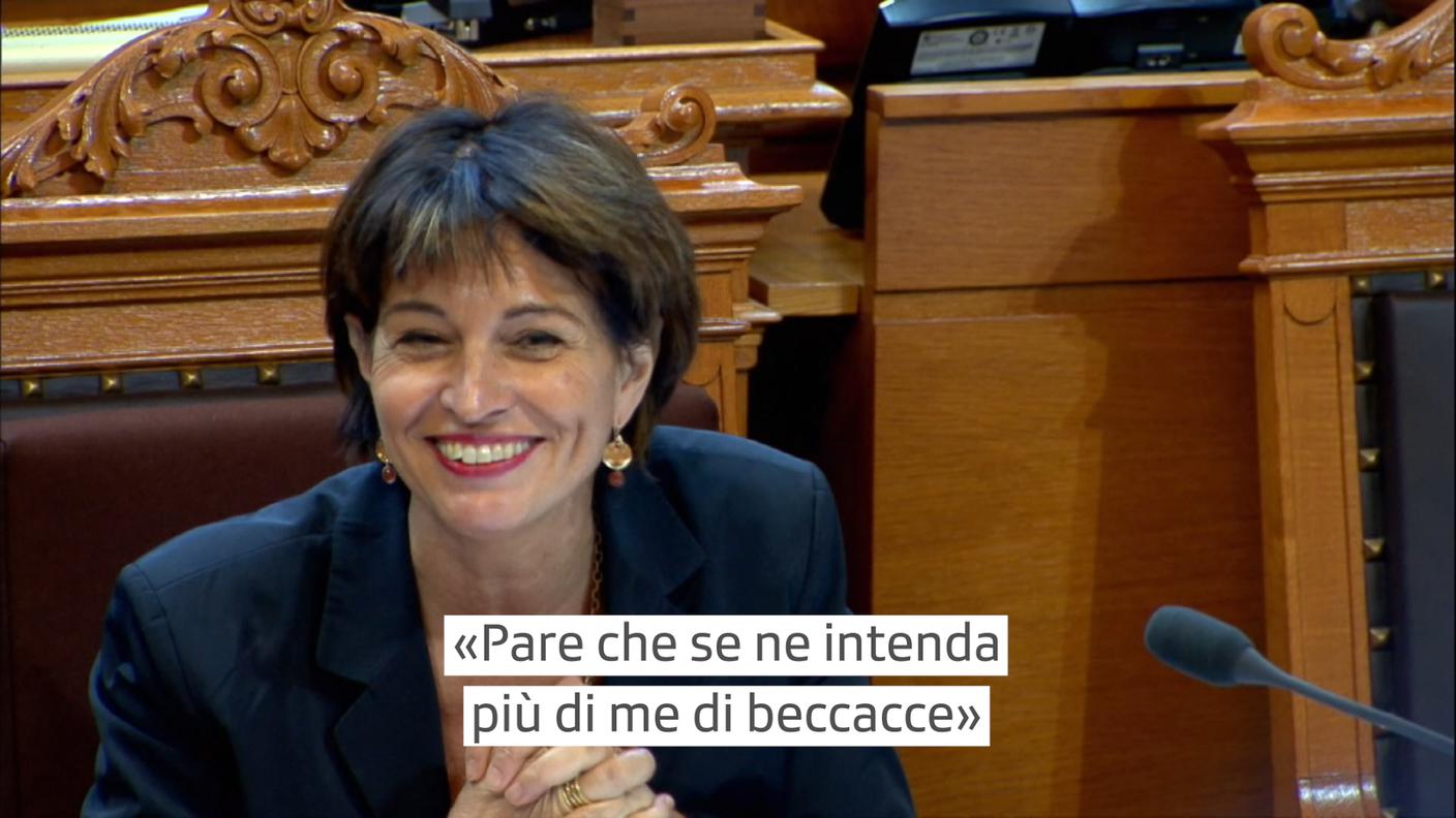 La ridarella di Doris Leuthard
