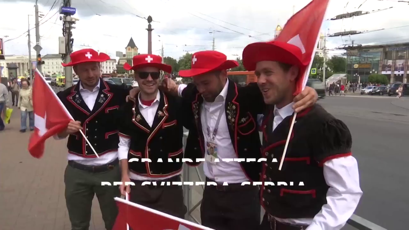 Grande attesa per Svizzera Serbia a Kaliningrad