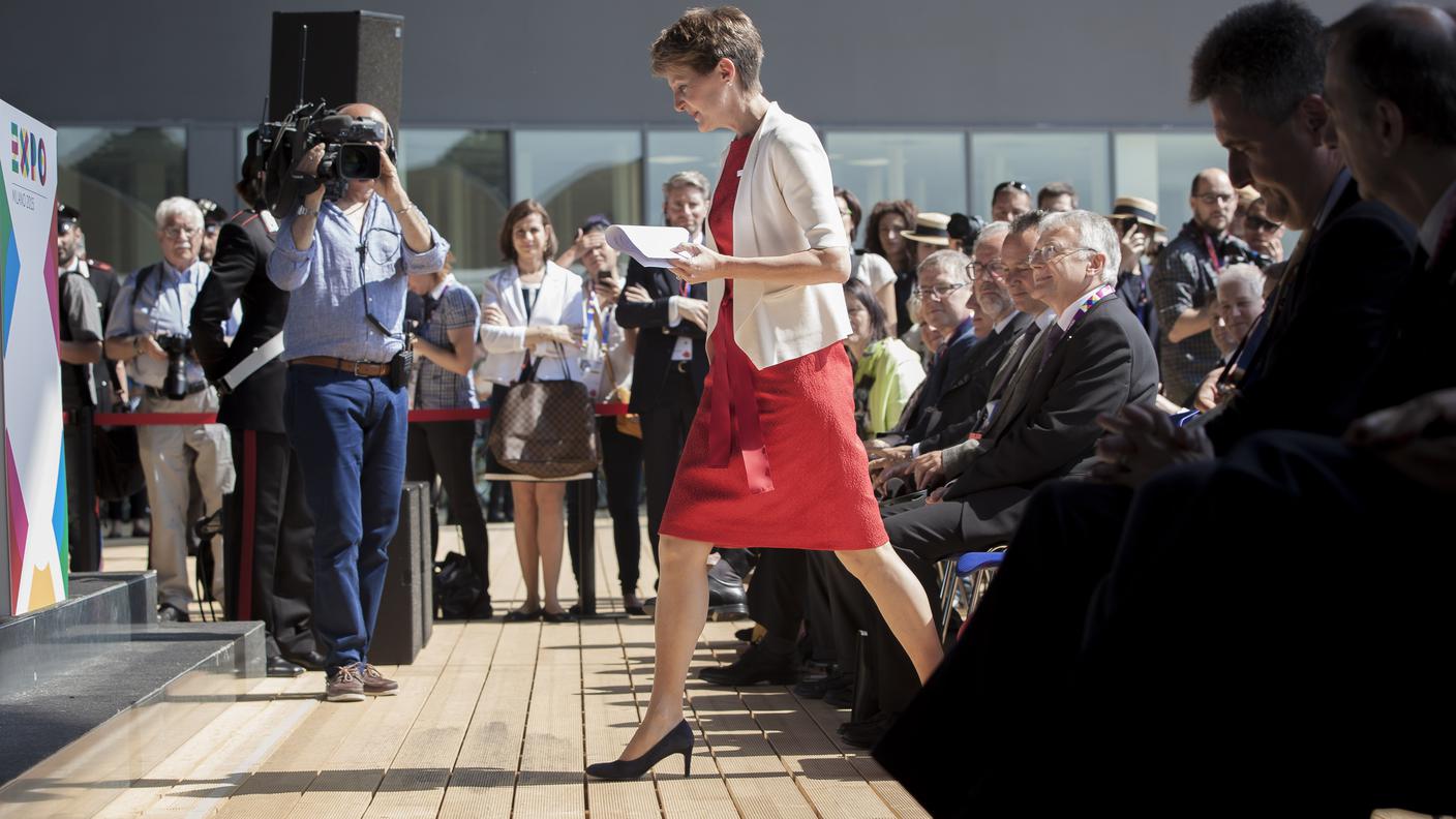 Simonetta Sommaruga a Expo 2015