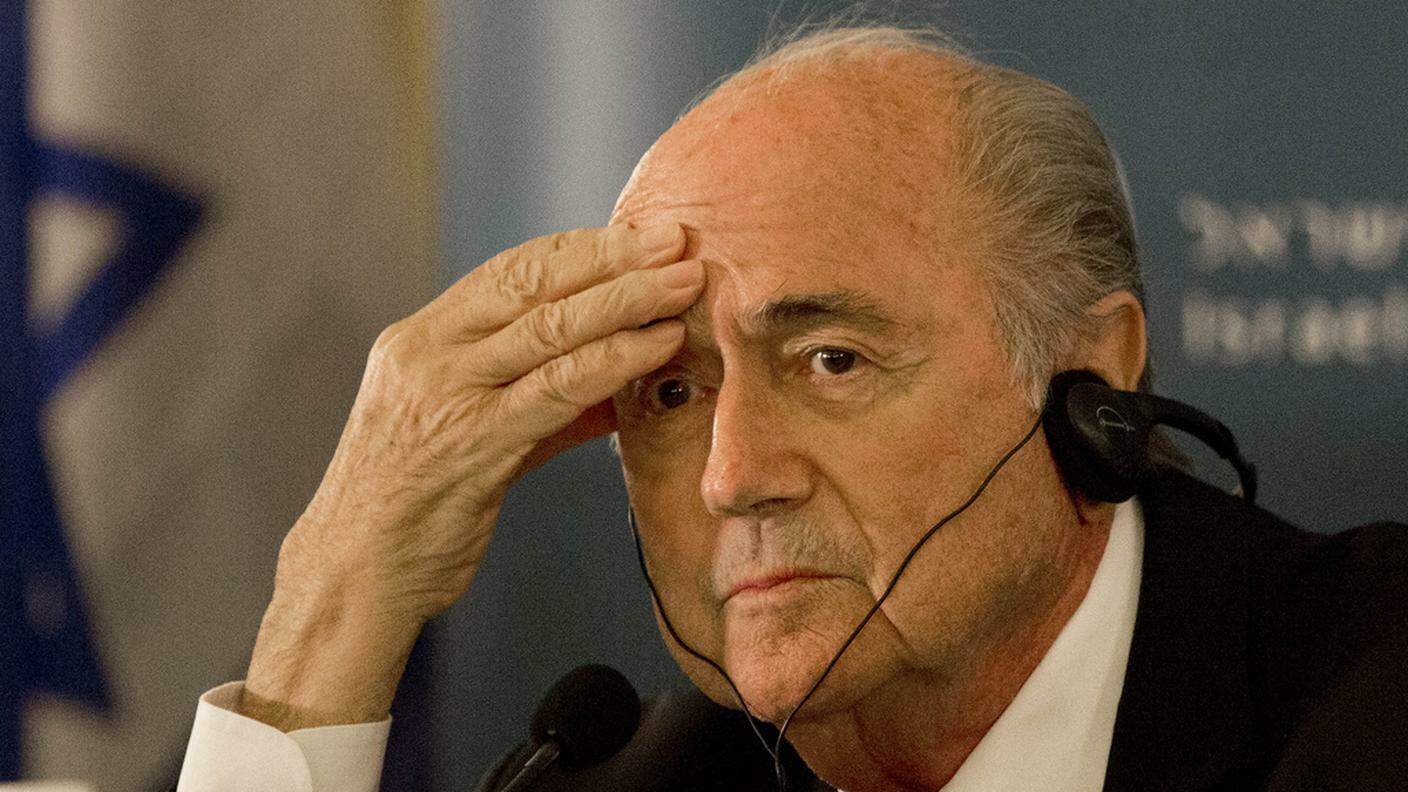 Il presidente della FIFA Sepp Blatter 