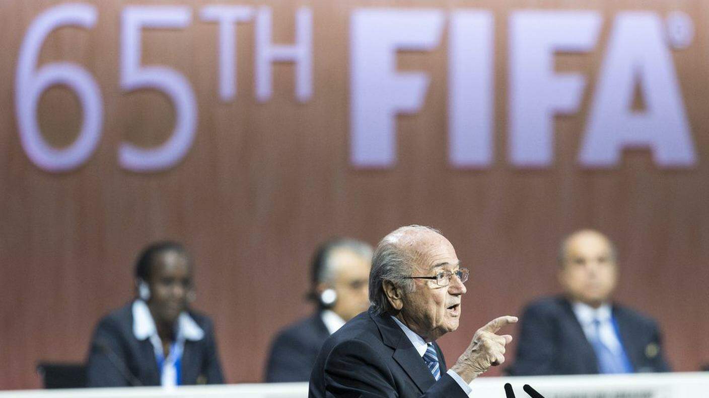 Il presidente della FIFA, Joseph Blatter