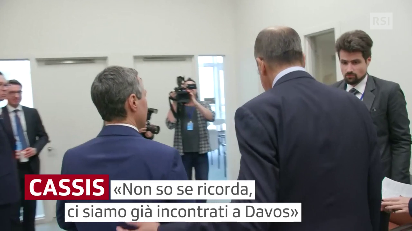 L'incontro fra Cassis e Lavrov a New York