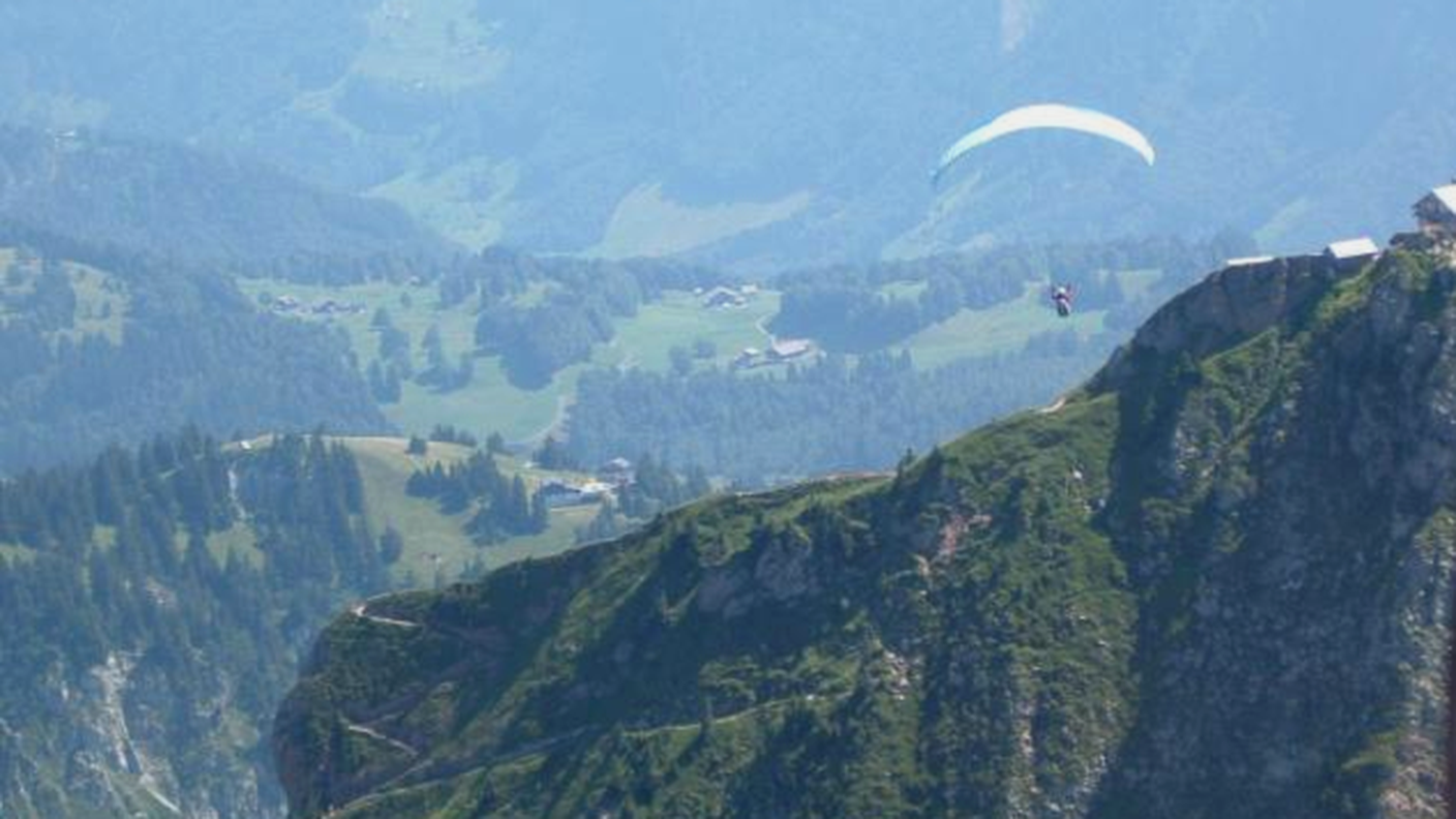 In volo alla Kleiner Mythen