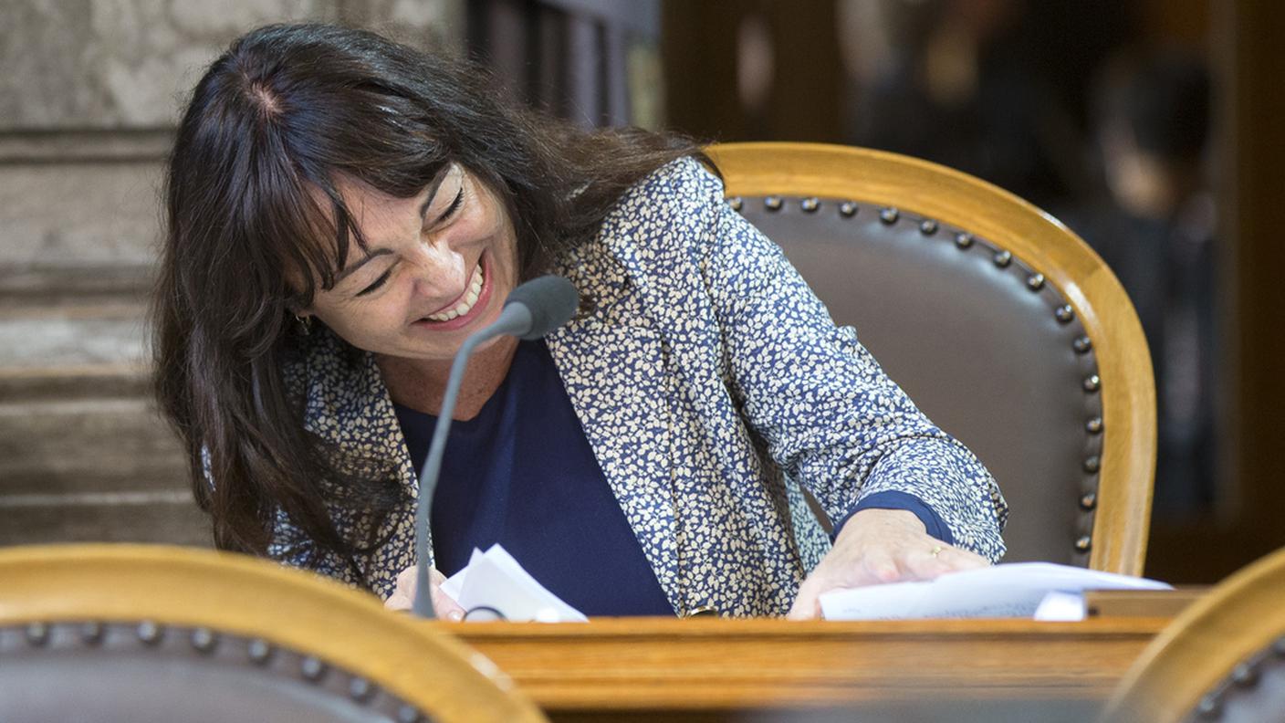Incontenibili le risate della "senatrice" vodese