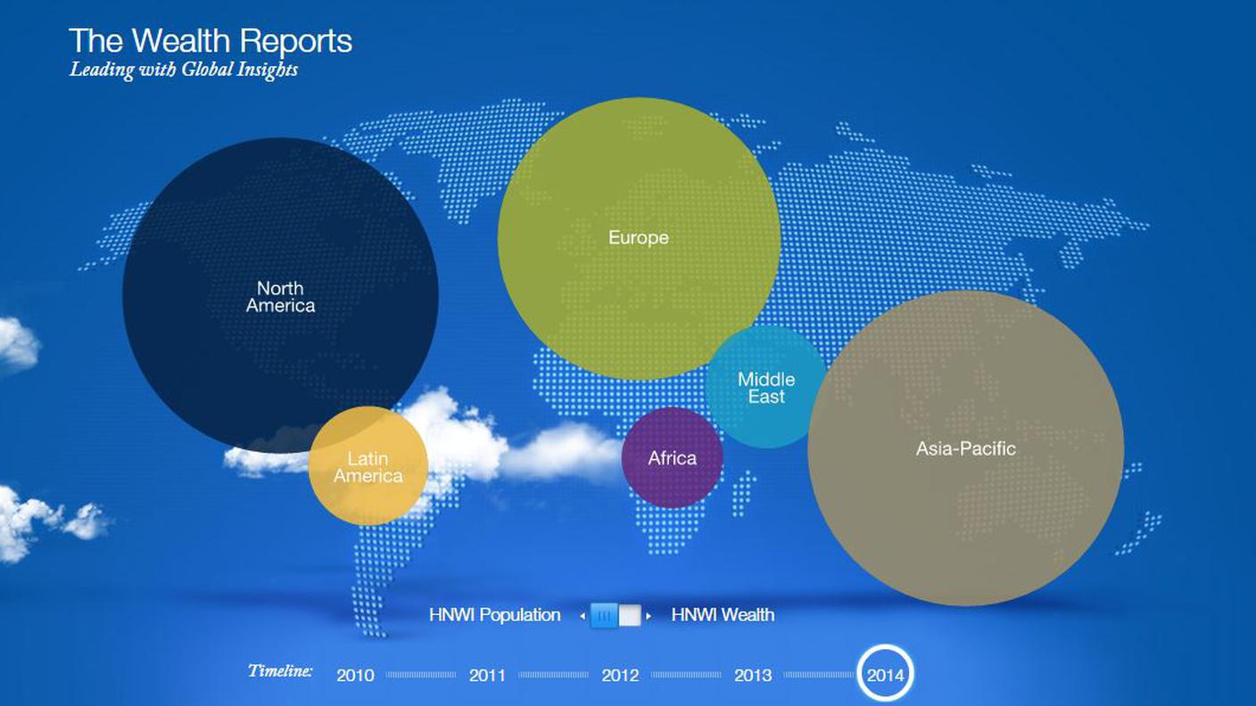 Ecco dove vivono i super ricchi nel mondo