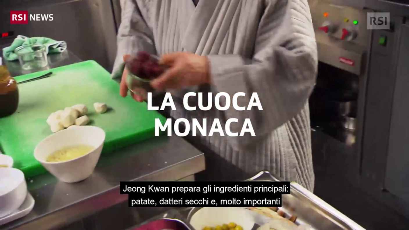 Monaca buddista... e star su Netflix, Jeong Kwan ha cucinato anche a Zurigo