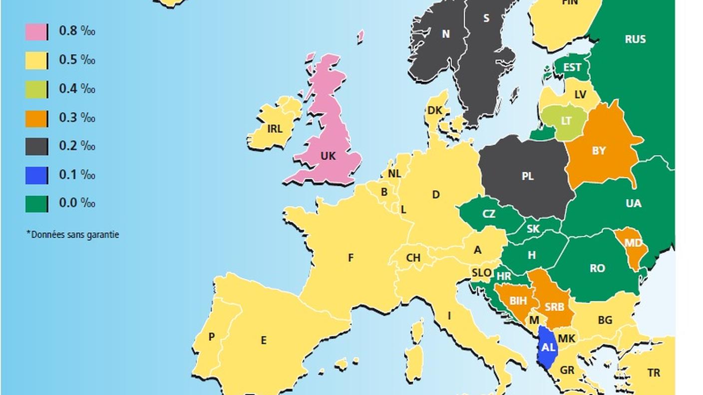 I limiti in vigore in Europa