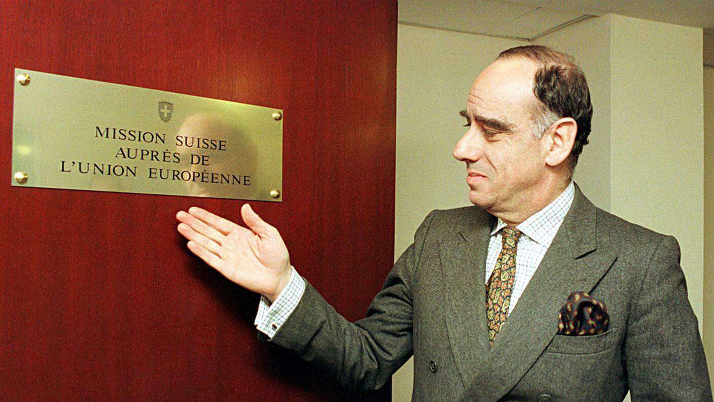 Alexis Lautenberg nel 1998, quando era ambasciatore svizzero presso l'UE