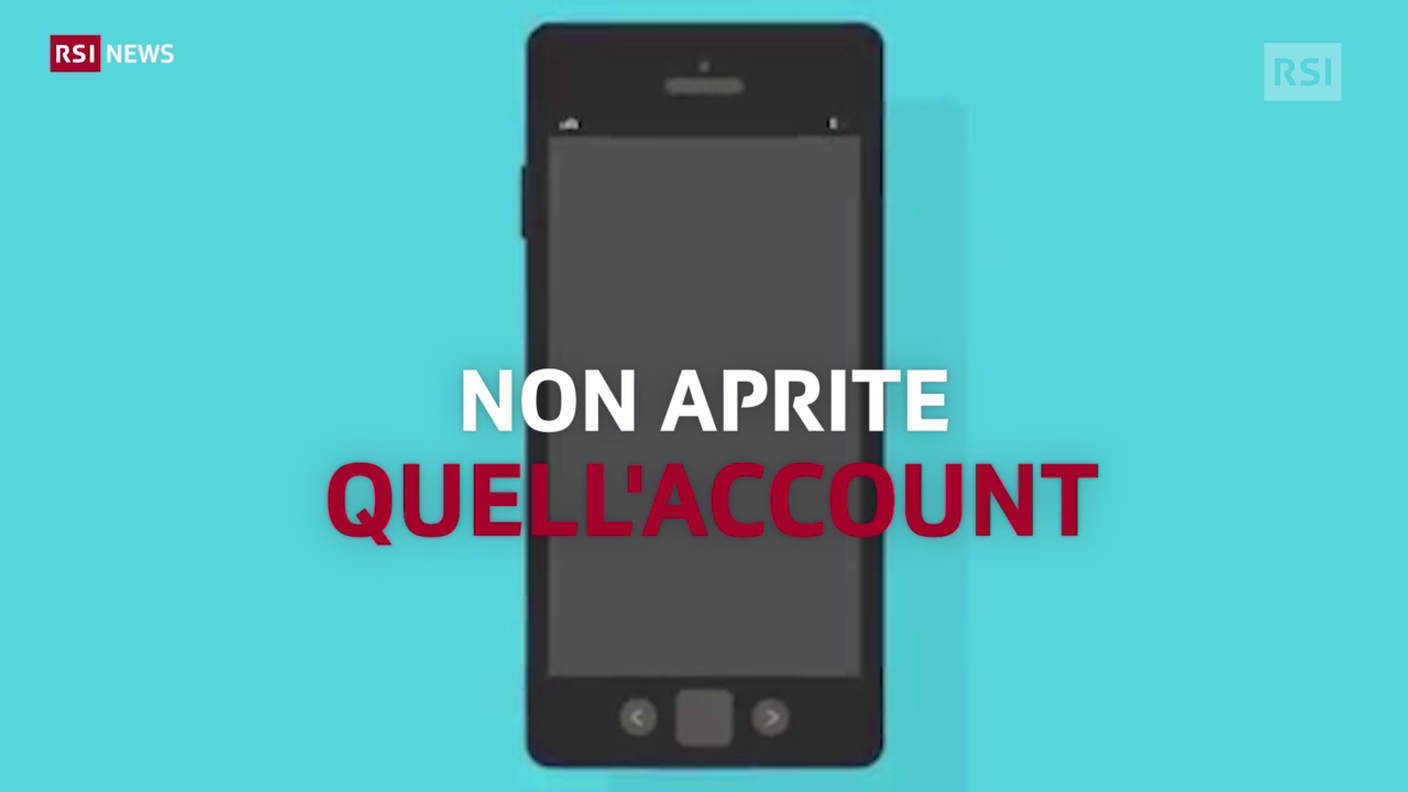 Non aprite quell'account