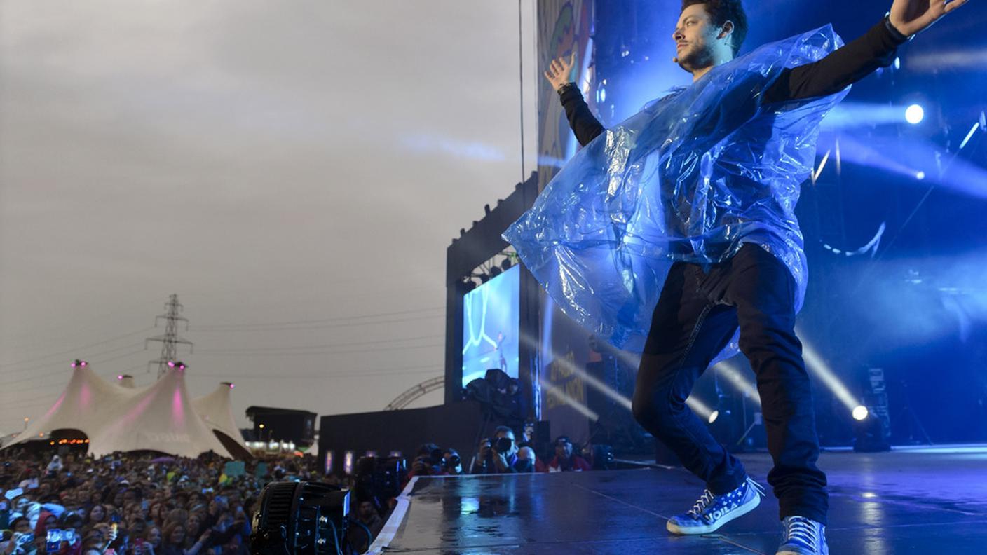 L'esibizione, domenica, del comico francese Kev Adams al Paléo Festival